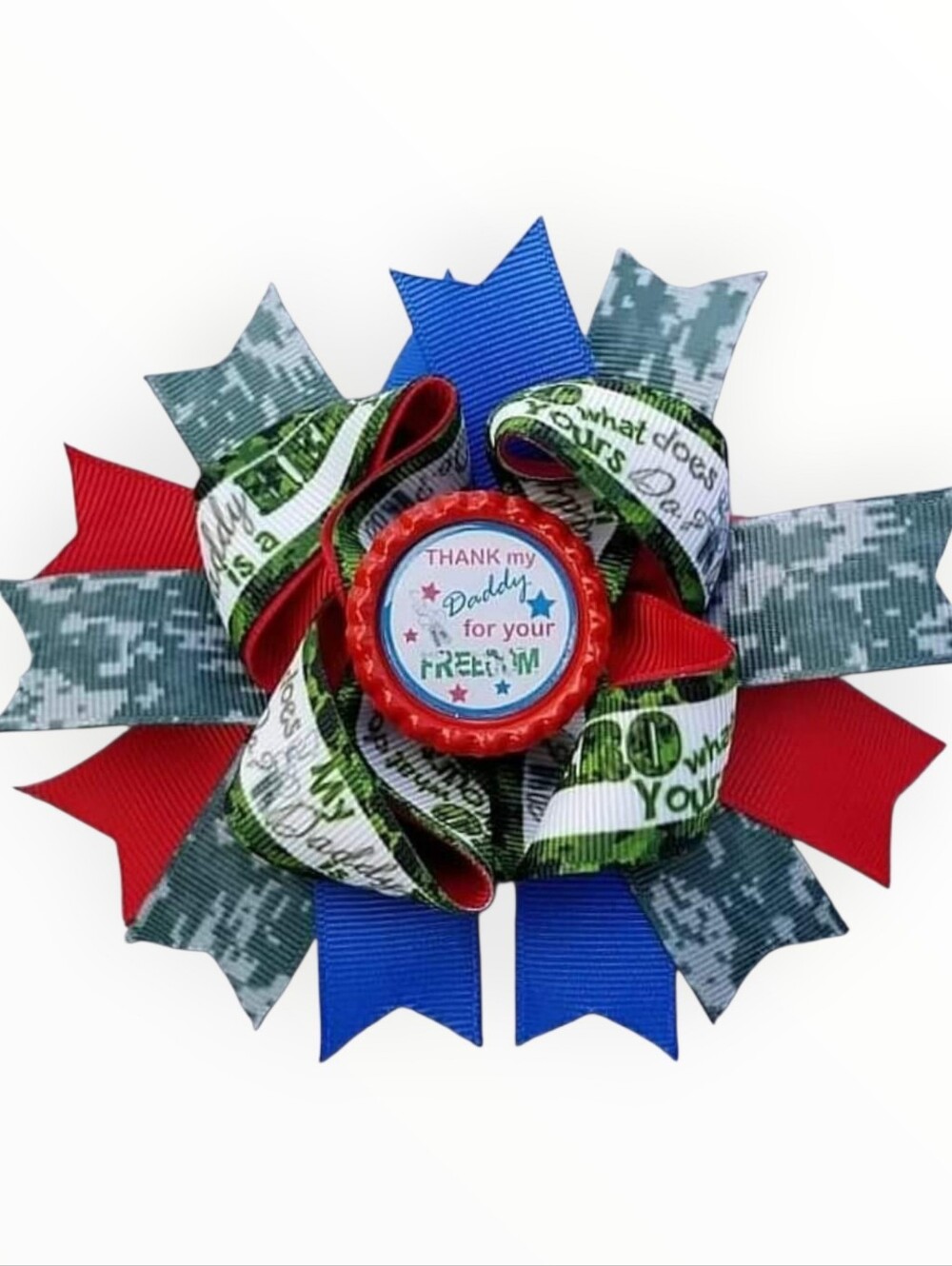 Militar Daddy Hairbow